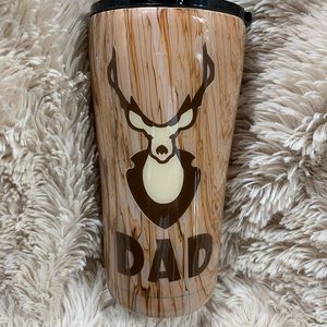 20 oz custom designed Stainless Steel Tumbler Dad